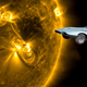 A solar flare from July 14, 2017.